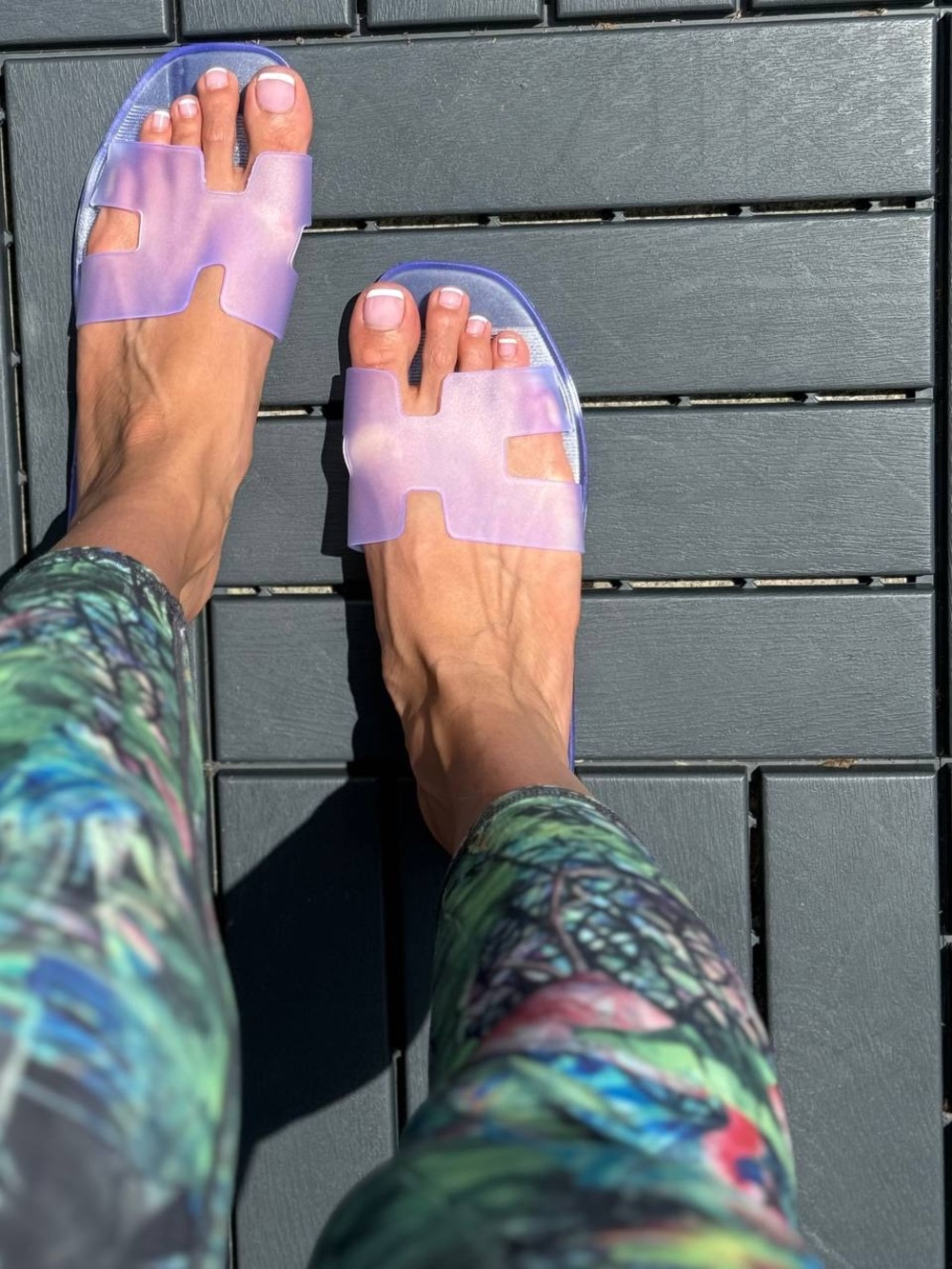 Lilac Slide Sandals for Women - Stylish Slip-On Summer Sandals